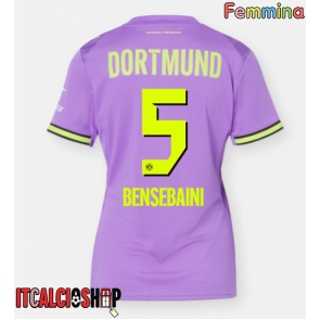 Borussia Dortmund Ramy Bensebaini #5 Terza Maglia Femmina 2026-27 Manica Corta
